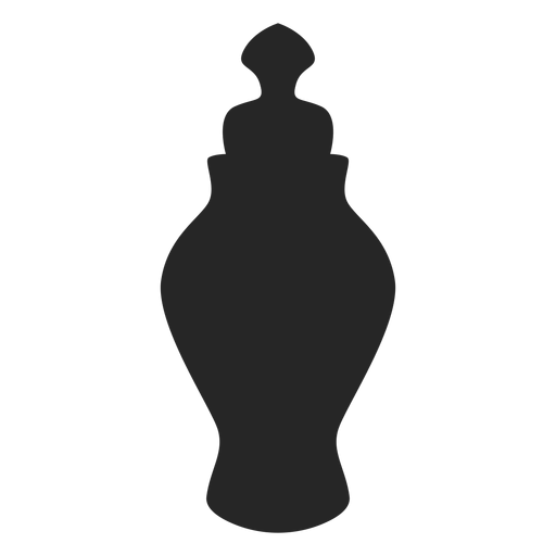 Flache Ikone des Keramikgewürzglases PNG-Design