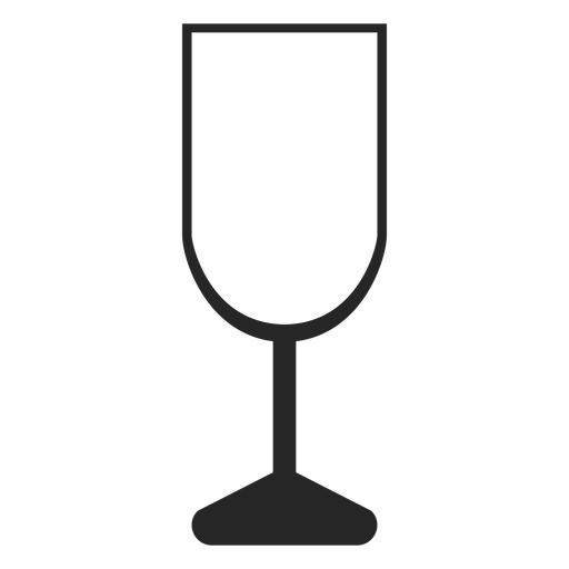 Champagne glass flat icon restaurant icons