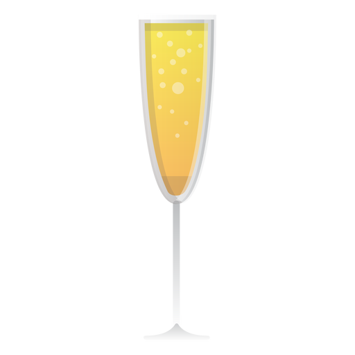 Champagnerglas-Ikone PNG-Design