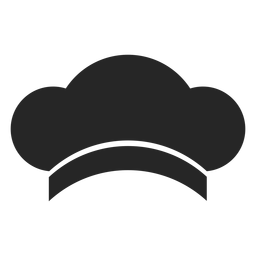 Elemento plano de sombrero de chef Diseño PNG