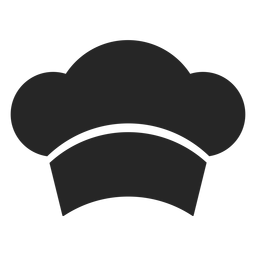 Chef hat front flat icon PNG Design Transparent PNG