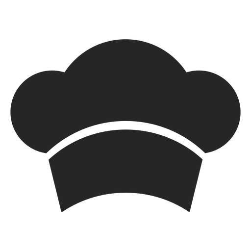 Chef hat front flat icon