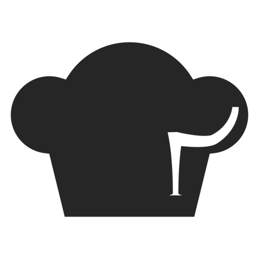 Chef toque hat flat icon