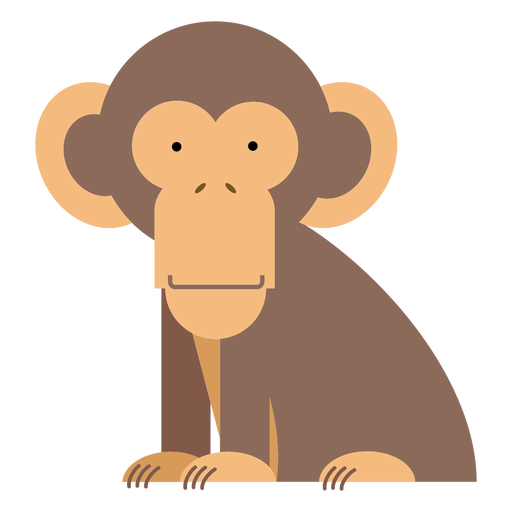 Chimpanzee Monkey Illustration Transparent Png Svg Vector File