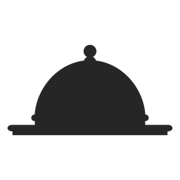 Cloche platter flat icon PNG Design