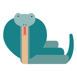 Cobra snake illustration PNG Design