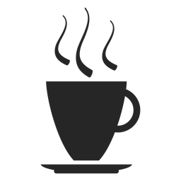 Coffee cup flat icon PNG Design Transparent PNG
