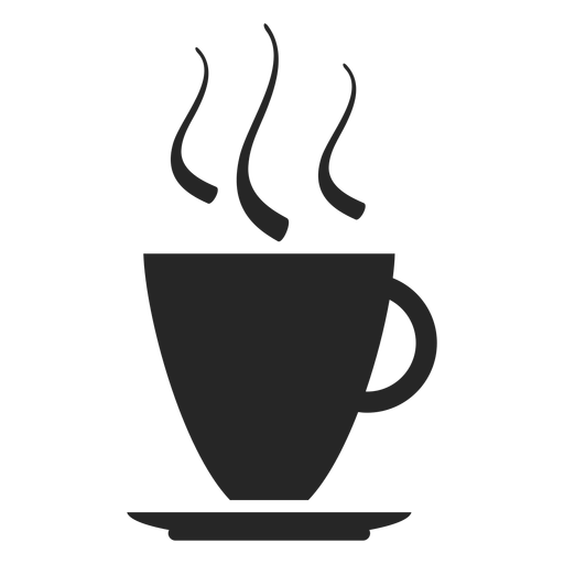 Kaffeetasse flache Ikone PNG-Design