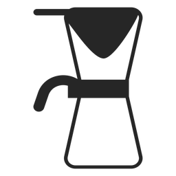 Coffee maker stroke icon PNG Design