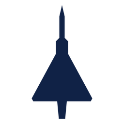 Flugzeug Draufsicht einfache Silhouette PNG-Design