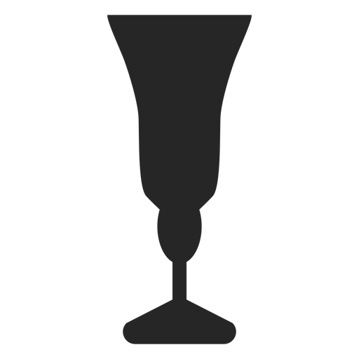 Icono plano de vidrio cordial Diseño PNG