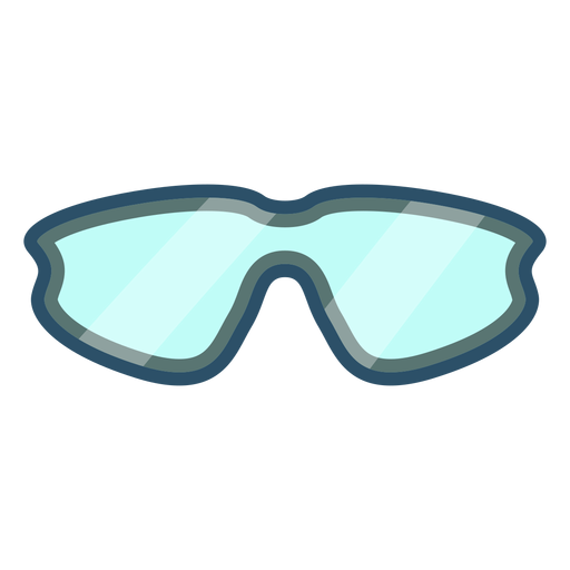Icono de gafas de ciclismo Diseño PNG