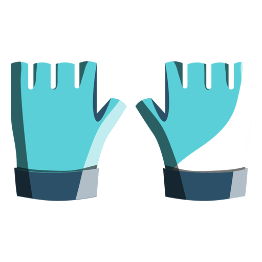 Icono de guantes de ciclismo Diseño PNG