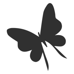 Download Monarch butterfly flying silhouette - Transparent PNG ...