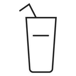 Ícone de copo de bebida Desenho PNG