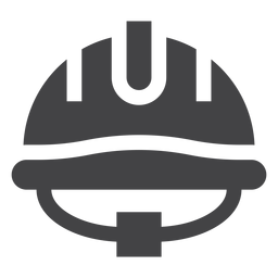 Icono plano de casco de bombero Diseño PNG