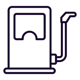 Fuel dispenser stroke icon PNG Design