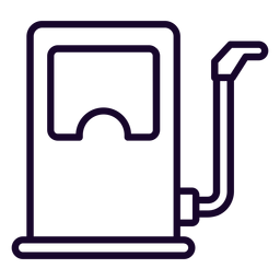 Ícone de curso do distribuidor de combustível Desenho PNG Transparent PNG