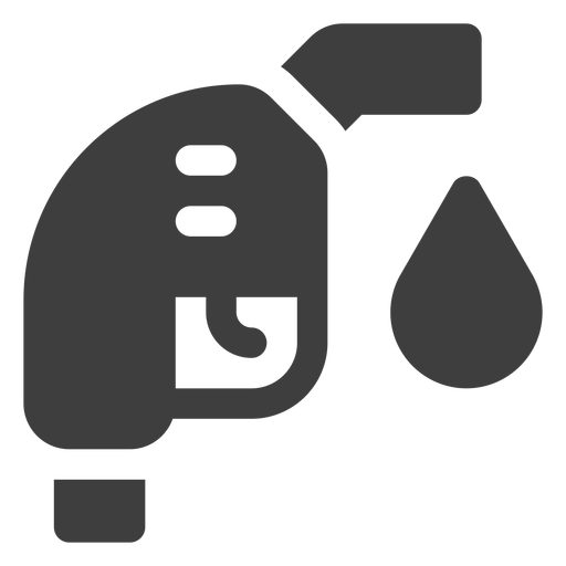 Icono de boquilla de combustible Diseño PNG