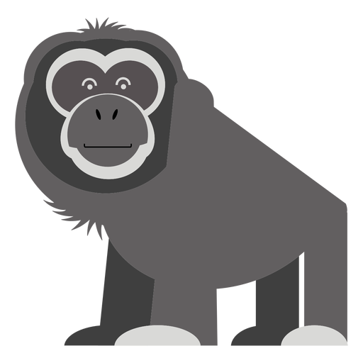 Gibbon monkey illustration PNG Design