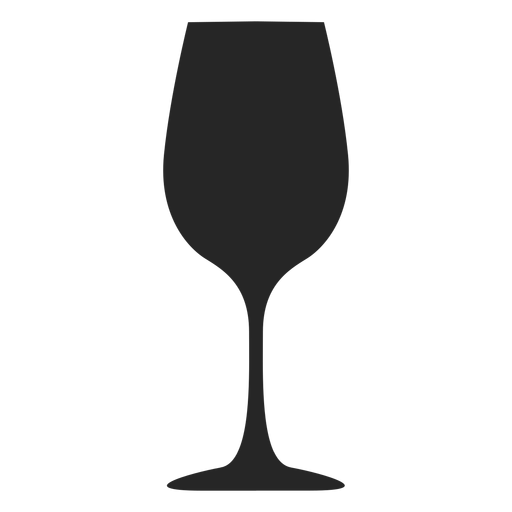 Goblet glass flat icon PNG Design