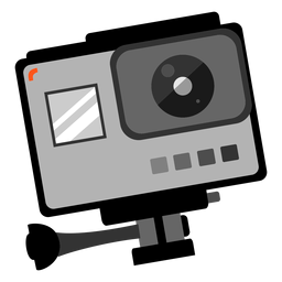 Icono de cámara de fotos gopro Diseño PNG
