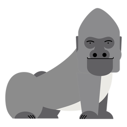 Gorilla monkey illustration PNG Design