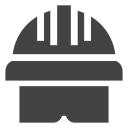 Helmet silhouette icon PNG Design