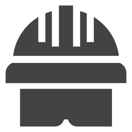 Icono de silueta de casco Diseño PNG