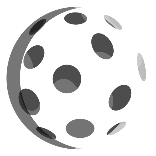 Hockey ball icon PNG Design