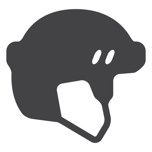 Icono plano de casco de hockey - Descargar PNG/SVG transparente