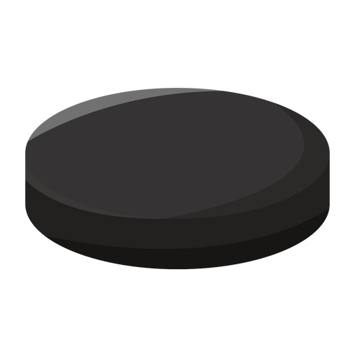 Icono de disco de hockey Diseño PNG