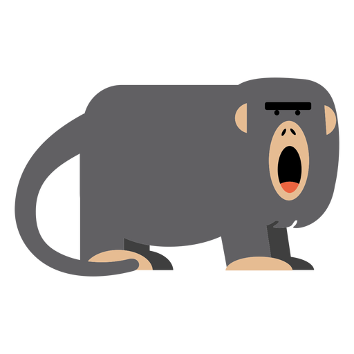 Howler monkey illustration