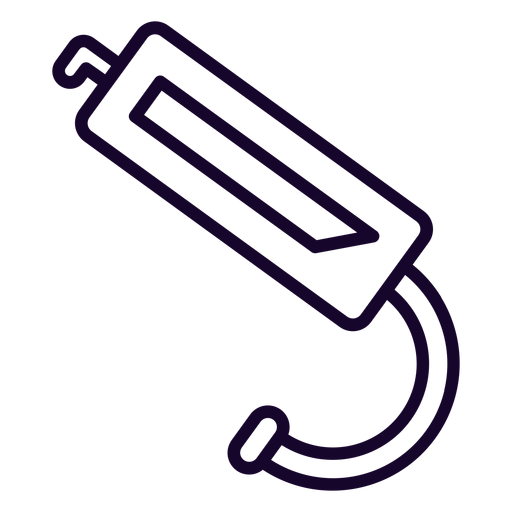 Icono de trazo de bobina de encendido Diseño PNG