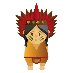 Ilustração de personagem indiana Desenho PNG