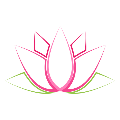 Indische Lotusblume Clipart PNG-Design