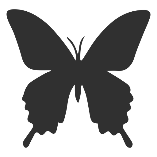 Insecto mariposa silueta