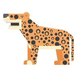 Ilustração do jaguar Desenho PNG