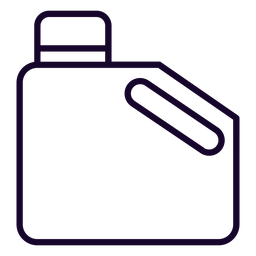 Jerry fuel can stroke icon Transparent PNG