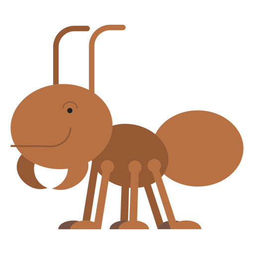 Ilustración de hormiga cortadora de hojas Diseño PNG
