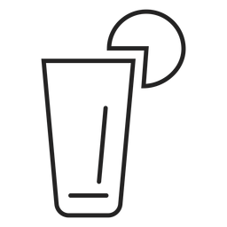Ícone de copo de limonada Desenho PNG