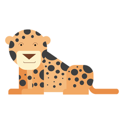Ilustración de leopardo Diseño PNG