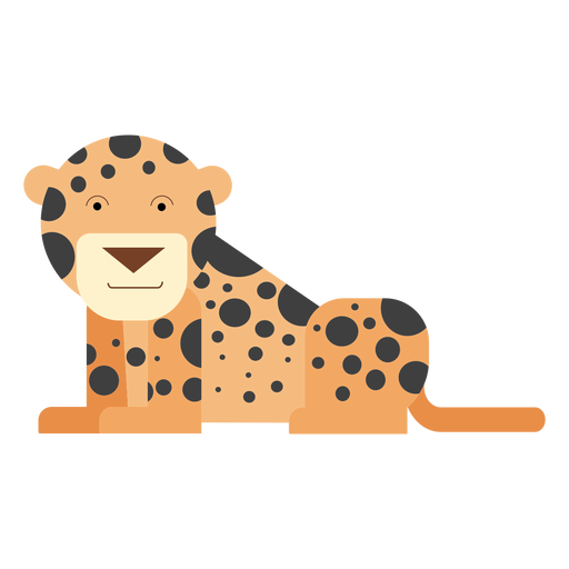 Ilustra??o de leopardo Desenho PNG