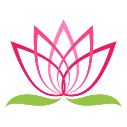 Símbolo do logotipo da flor de lótus Desenho PNG