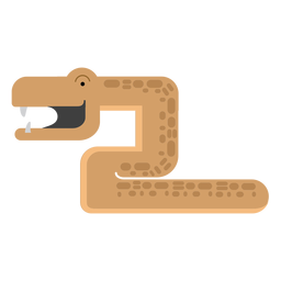 Ilustración de serpiente mamba Diseño PNG