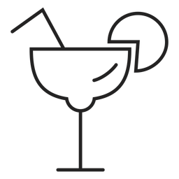 Icono de copa de margarita Diseño PNG