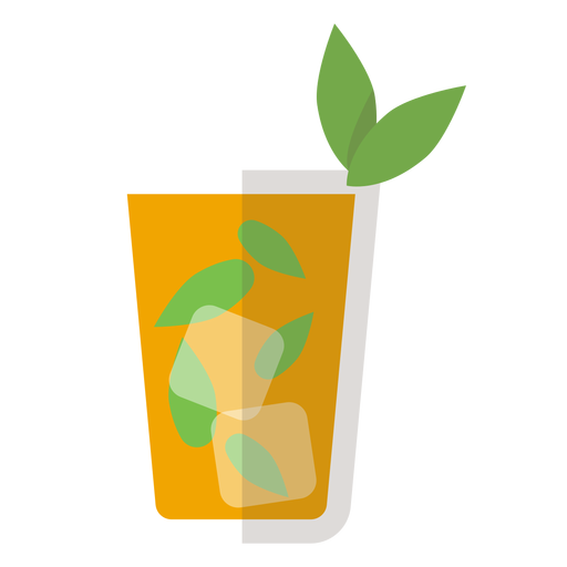 Mint julep cocktail icon