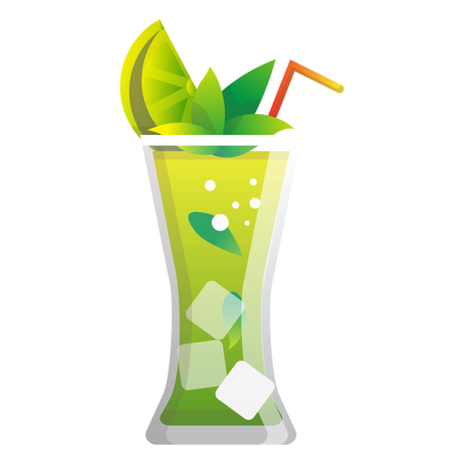 Icono de limonada de menta Diseño PNG