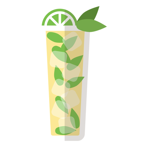Mojito cocktail icon PNG Design