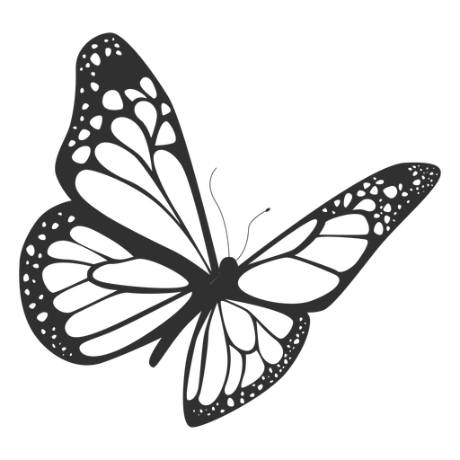 Download Monarch Butterfly Flying Silhouette Transparent Png Svg Vector File SVG, PNG, EPS, DXF File